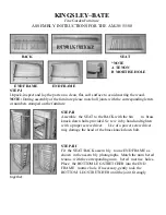 Preview for 2 page of kingsley-bate Amalfi AM30 Assembly Instructions