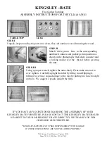 Preview for 2 page of kingsley-bate Amalfi AM41 Assembly Instructions