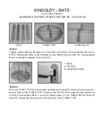 Preview for 2 page of kingsley-bate Essex TR36 Assembly Instructions