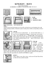 Preview for 2 page of kingsley-bate Nantucket NT15 Assembly Instructions