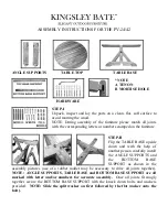 Preview for 1 page of kingsley-bate PV-24 Assembly Instructions