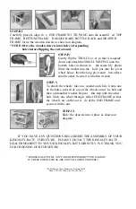 Предварительный просмотр 3 страницы kingsley-bate Serving Cart SC25 Assembly Instructions