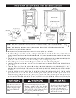 Preview for 14 page of Kingsman Fireplaces FDV300 Installation Instructions Manual