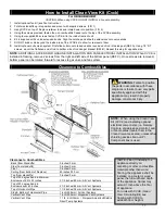 Preview for 11 page of Kingsman Fireplaces HBZDV36 Installation Instructions Manual