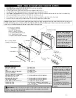 Preview for 13 page of Kingsman Fireplaces HBZDV3624 Installation Instructions Manual