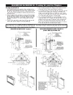 Preview for 17 page of Kingsman Fireplaces HBZDV4736 Installation Instructions Manual