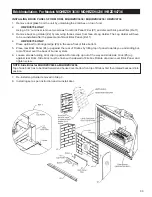 Preview for 33 page of Kingsman Fireplaces HBZDV4736 Installation Instructions Manual