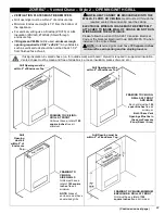 Preview for 22 page of Kingsman Fireplaces marquis MQZCVRB47LPE2 Installation Instructions Manual