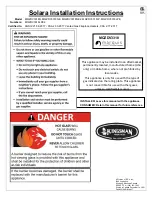 Preview for 1 page of Kingsman Fireplaces Marquis MQZDV3318 Installation Instructions Manual