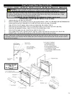 Preview for 14 page of Kingsman Fireplaces Marquis MQZDV3318 Installation Instructions Manual