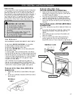 Preview for 27 page of Kingsman Fireplaces Marquis MQZDV3318 Installation Instructions Manual