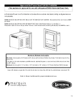 Preview for 72 page of Kingsman Fireplaces ZCV3622LP Installation Instructions Manual