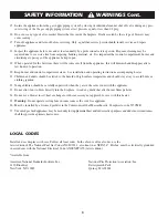 Preview for 6 page of Kingsman GLMVF38MVN Owner'S Operating & Installation Manual