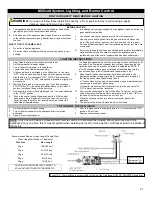 Предварительный просмотр 37 страницы Kingsman marquis SKYLINE ZCVRB3622LPE2 Installation Instructions Manual