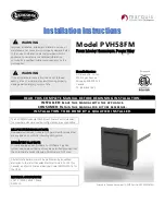 Kingsman PVH58FM Installation Instructions Manual preview