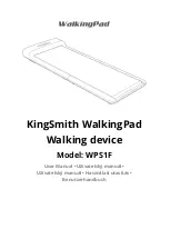 KingSmith WalkingPad WPS1F User Manual preview