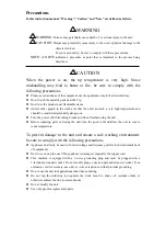 Preview for 3 page of Kingsom KS-205 Operation And Maintenance Manual