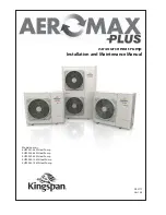 Предварительный просмотр 1 страницы Kingspan AeroMax Plus KHP0038 Installation And Maintenance Manual