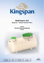 Kingspan BioFicient 4 Installation Manual предпросмотр