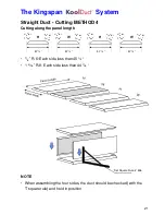 Предварительный просмотр 21 страницы Kingspan KoolDuct System Training Manual