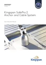 Kingspan SafePro 2 User Instruction Manual предпросмотр