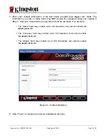 Предварительный просмотр 8 страницы Kingston Technology DataTraveler 4000 User Manual