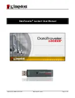 Preview for 1 page of Kingston Technology DataTraveler Locker+ User Manual