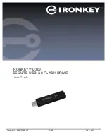 Preview for 2 page of Kingston Technology Ironkey D300 User Manual