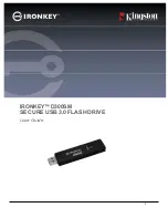 Preview for 1 page of Kingston Technology IRONKEY D300SM User Manual