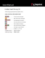 Preview for 1 page of Kingston Technology IRONKEY Vault Privacy 50 Installation Manual