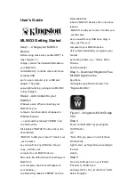 Предварительный просмотр 1 страницы Kingston Technology MLWG3 User Manual