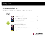 Preview for 2 page of Kingston Technology MobileLite Wireless G2 Setup Manual