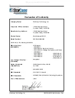 Preview for 5 page of Kingston Technology StorCase Technology Data Express DE100i-A100 User Manual