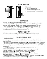 Preview for 2 page of KINGTA TECHNOLOGY BT138P Manual