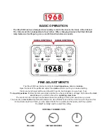 KingTone VIBE-1968 Quick Start Manual preview