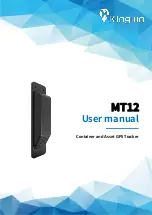 Kingwo MT12 User Manual preview