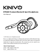 Preview for 1 page of Kinivo BTH260 User Manual