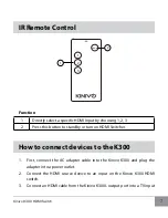 Предварительный просмотр 7 страницы Kinivo K300 User Manual