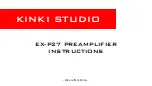 Kinki Studio EX-P27 Instructions Manual preview