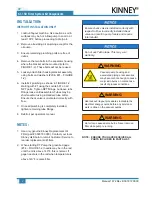 Preview for 6 page of KINNEY KT-150 Operator'S Manual