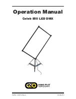 Предварительный просмотр 1 страницы Kino Flo Celeb 850 Operation Manual