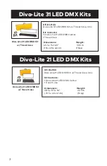 Предварительный просмотр 3 страницы Kino Flo Diva-Lite 21 LED Operation Manual