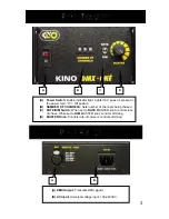 Preview for 3 page of Kino Flo DMX-ONE Operation Manual