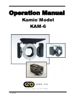 Kino Flo Kamio 6 Operation Manual предпросмотр