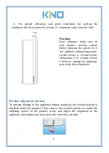 Предварительный просмотр 6 страницы Kino KF615 Installation And Operation Manual