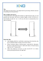 Предварительный просмотр 7 страницы Kino KF615 Installation And Operation Manual