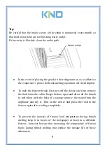 Предварительный просмотр 12 страницы Kino KF615 Installation And Operation Manual