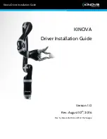 Preview for 1 page of Kinova JACO Driver Installation Manual