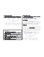 Предварительный просмотр 11 страницы Kinroad XT125T-17 User Manual