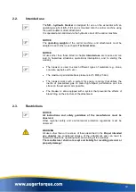 Preview for 19 page of KINSHOFER AUGERTORQUE SB Series Operator'S Manual